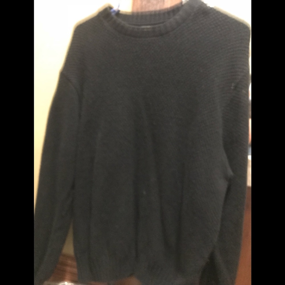 Mens Geoffrey Beene Black Sweater